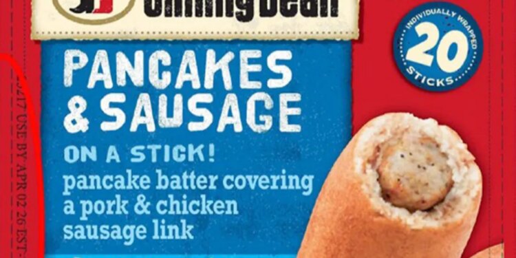 Packaging for "Jimmy Dean Pancakes & Sausage on a Stick!"