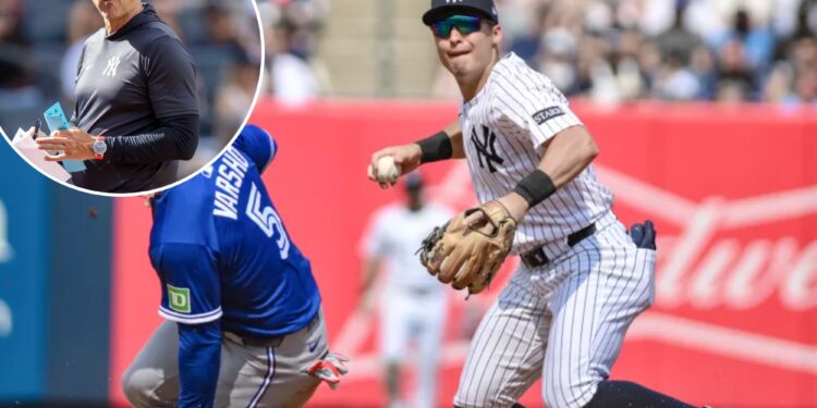 Aaron Boone clinging to Anthony Volpe hopes as massive Yankees question looms