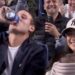 Anthony Rizzo chugs beer while taking in Yankees game with wife, baby