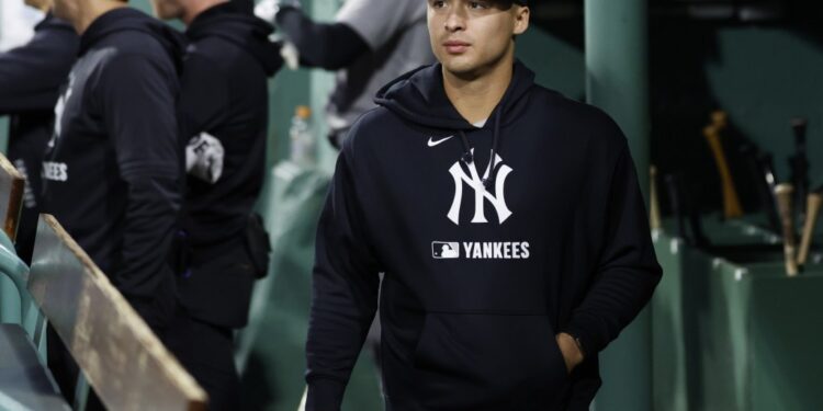 Anthony Volpe did not play in the Yankees' 4-1 win over the Red Sox on Sept. 12, 2025.