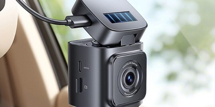 Baseus’ solar-powered dash cam watches your car for up to two weeks