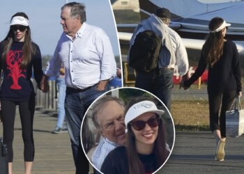 Bill Belichick, Jordon Hudson retreat to Nantucket on UNC's bye week