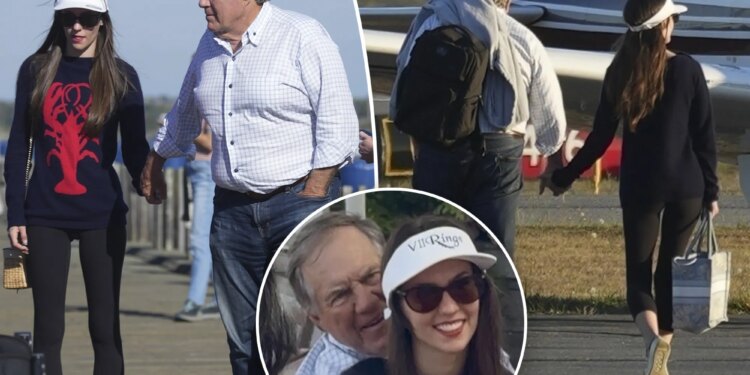 Bill Belichick, Jordon Hudson retreat to Nantucket on UNC's bye week