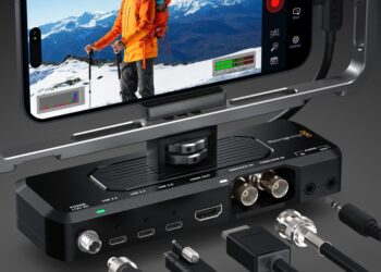 Blackmagic’s dock works with the new iPhone’s pro filmmaking features