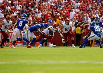 New York Giants vs. Washington Commanders football game.