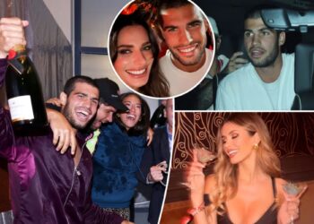 Carlos Alcaraz parties with models after US Open triumph