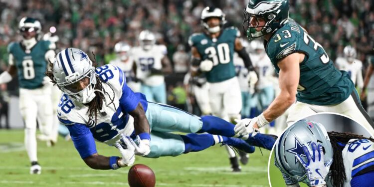 CeeDee Lamb's 'terrible' night crushes Cowboys in Eagles loss