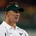 South Florida head coach Jim Leavitt watches his team play Charleston Southern during a NCAA college football game in Tampa, Fla., Sept. 19, 2009.