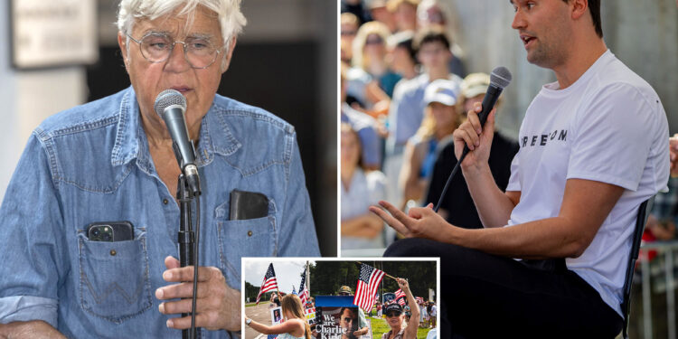 Charlie Kirk shooting is ‘the death of free speech,' Jay Leno warns