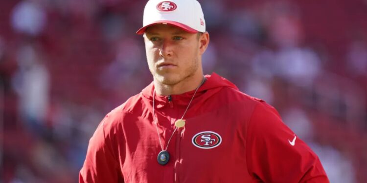 Christian McCaffrey lands on injury report days before 49ers opener