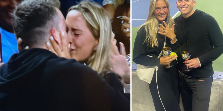Couple who got engaged at the US Open detail sweet proposal