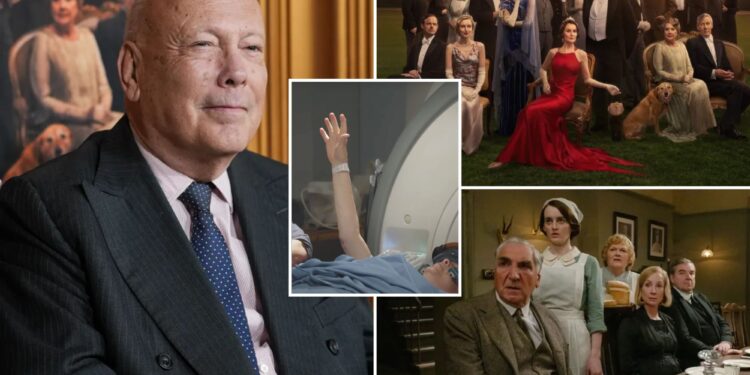 'Downton Abbey' creator undergoes 'terrifying' tremor procedure