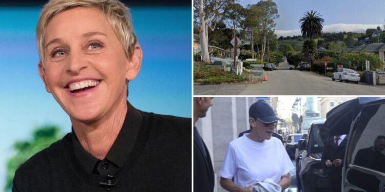 Ellen DeGeneres sued for allegedly t-boning car in Calif.