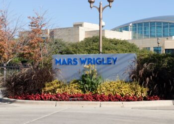 Mars Wrigley global headquarters sign.