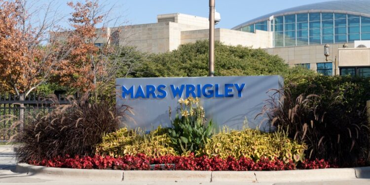 Mars Wrigley global headquarters sign.