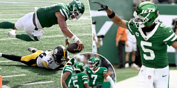 Garrett Wilson not surprised by Justin Fields' electric Jets debut