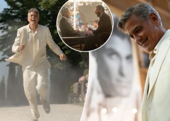 George Clooney navel-gazes in a bland Hollywood satire