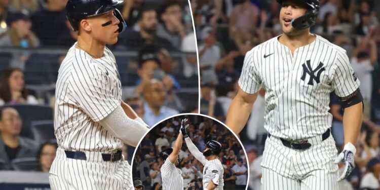 Giancarlo Stanton, Aaron Judge power Yankees to win vs. Orioles