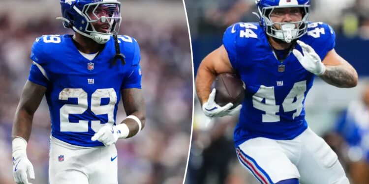 Giants backfield putting 'trust' in Brian Daboll's usage plan
