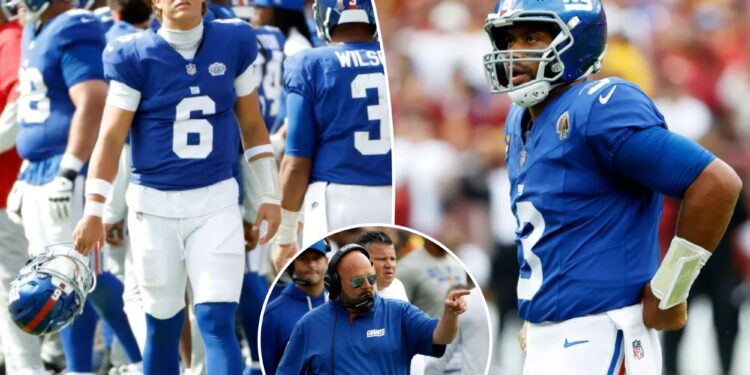 Giants can't just abandon their Russell Wilson plan