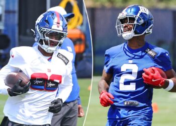 Giants cornerbacks Cor'Dale Flott and Deonte Banks locked in dead heat to win final starting job