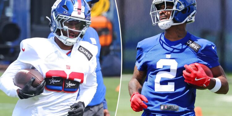 Giants cornerbacks Cor'Dale Flott and Deonte Banks locked in dead heat to win final starting job