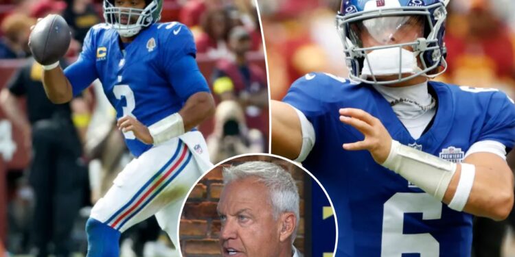 Giants have to bench Russell Wilson for Jaxson Dart: Rex Ryan