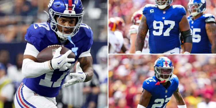 Giants risers, fallers after Week 2 loss to Cowboys