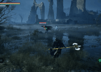 A screenshot from the video game Hell Is Us.