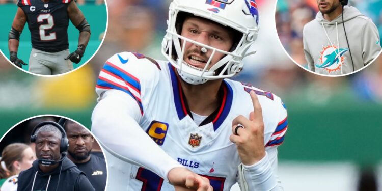 In the AFC East, it's the Bills and then everybody else