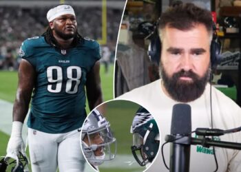 Jason Kelce rips Eagles' Jalen Carter for 'dumb behavior' in 'spitgate'