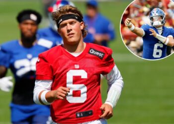 Jaxson Dart has to juggle balancing act as he awaits his Giants turn