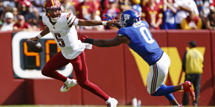 Jayden Daniels kept his perfect Giants record intact