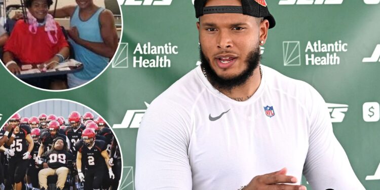 Jets' Jermaine Johnson inspired by paralyzed best friend who will finally watch him live