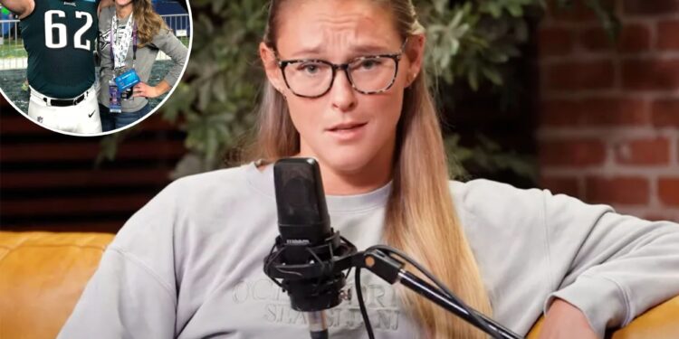 Kylie Kelce reveals her awkward 'welcome to the NFL' moment