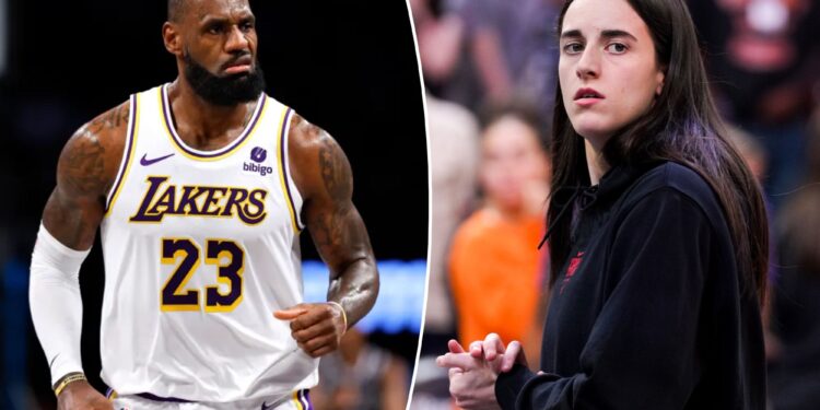 LeBron James' message to Caitlin Clark after her season ends in injury