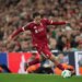 Liverpool's Federico Chiesa controls the ball during a soccer match.