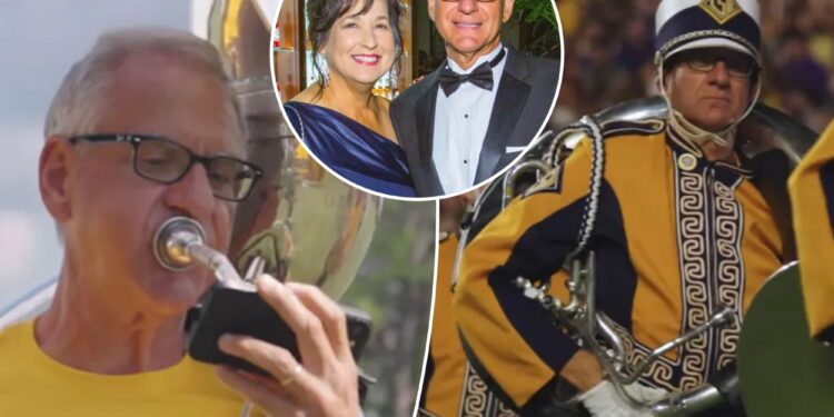 Louisiana retiree Kent Broussard, 66, fulfills lifelong dream of joining LSU marching band