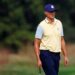 Ludvig Aberg on the 11th green during a practice round of the Ryder Cup golf tournament at Bethpage Black.