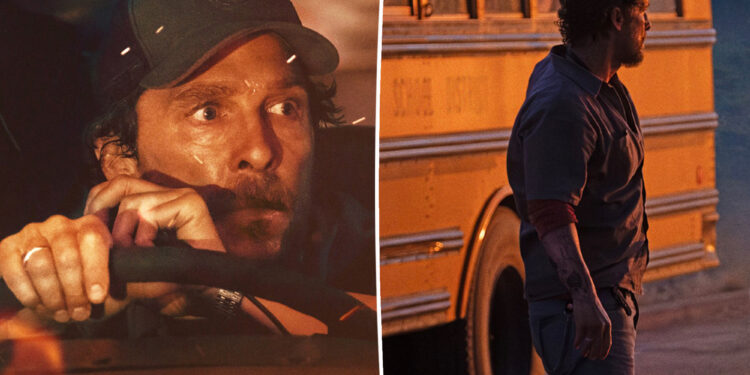 Matthew McConaughey's fire rescue movie 'The Lost Bus' will stress you out