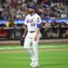 Sean Manaea walks off the field during the Mets-Padres game on Sept. 16, 2025.