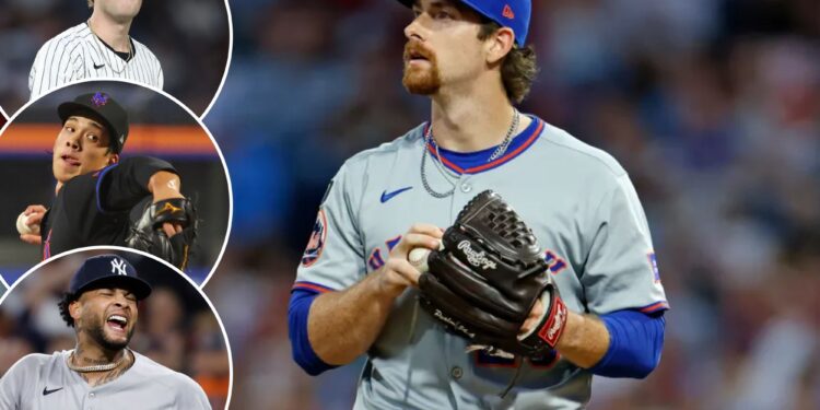 Mets, Yankees using rare pitching formula in playoff push could not have been foreseen