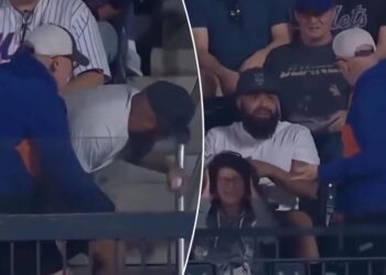 Mets fan snatches ball from 'old guy' in despicable Citi Field scene