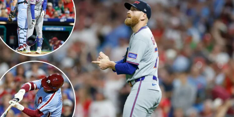 Mets swept by Phillies after blowing four-run lead in painful loss