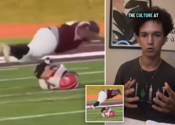 Michigan high school football player speaks out after teammate pancakes opponent, fracturing spine during game