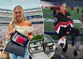 NFL clear bag policy hits runway as gameday gear gets fashionable