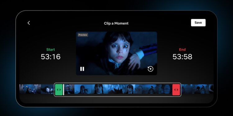 Netflix will let you make your own highlight clips