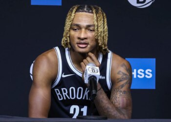 Nets' Noah Clowney visibly bigger after reshaping body: 'Looks great'