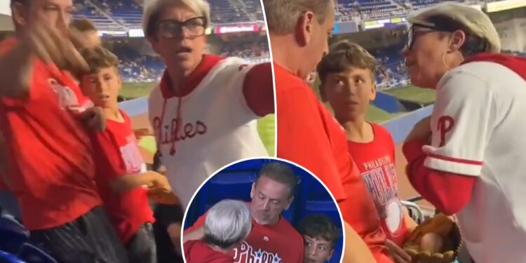 New video reveals what angry Phillies fan yelled at father before demanding ball from young son in viral outburst