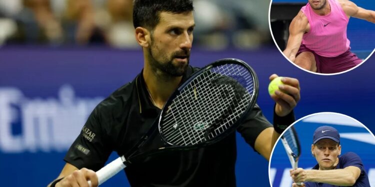 Novak Djokovic embracing a new role in US Open quest